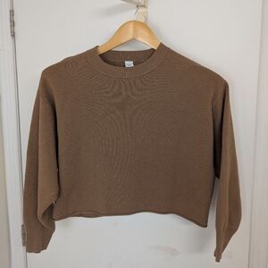 Simons Brown Crew Neck Sweater